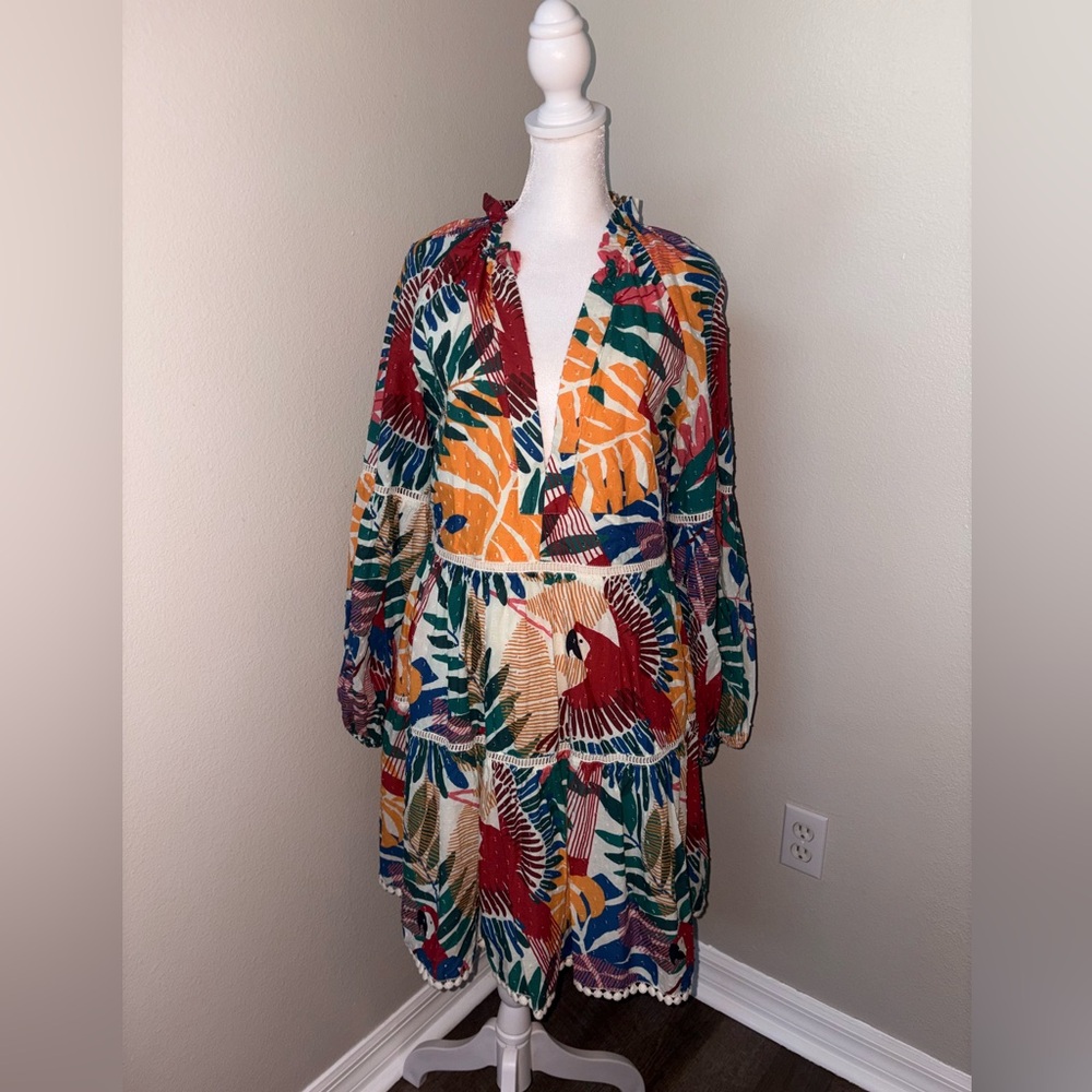 Farm Rio Macaw Mini Dress - Picture 3 of 8